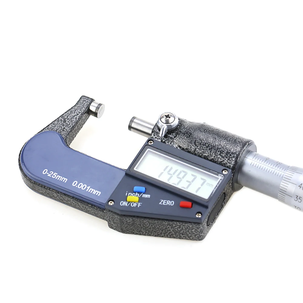 Цифровой микрометр 0,001 мм 0-50 мм, электронный Внешний микрометр, хромированный штангенциркуль, измерительные инструменты 0-25-50-мм от AliExpress RU&CIS NEW