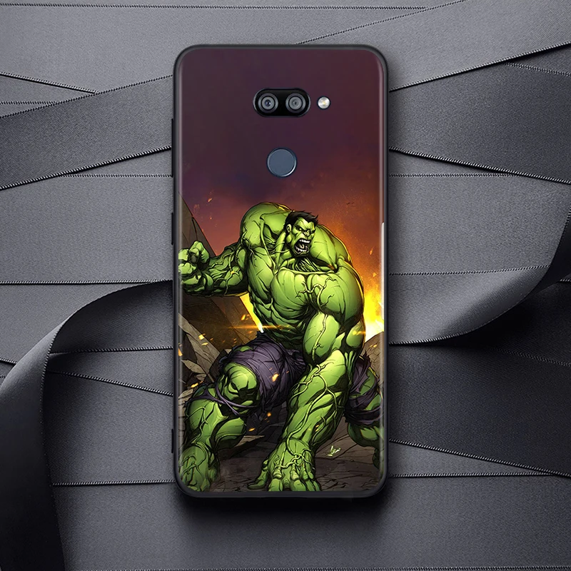

Marvel The Hulk for LG G8 G8S G8X V30 V35 V40 V50 V60 ThinQ Q60 K40 K50 K30 K41 K51 K61 K71 K92 S P Black Phone Case