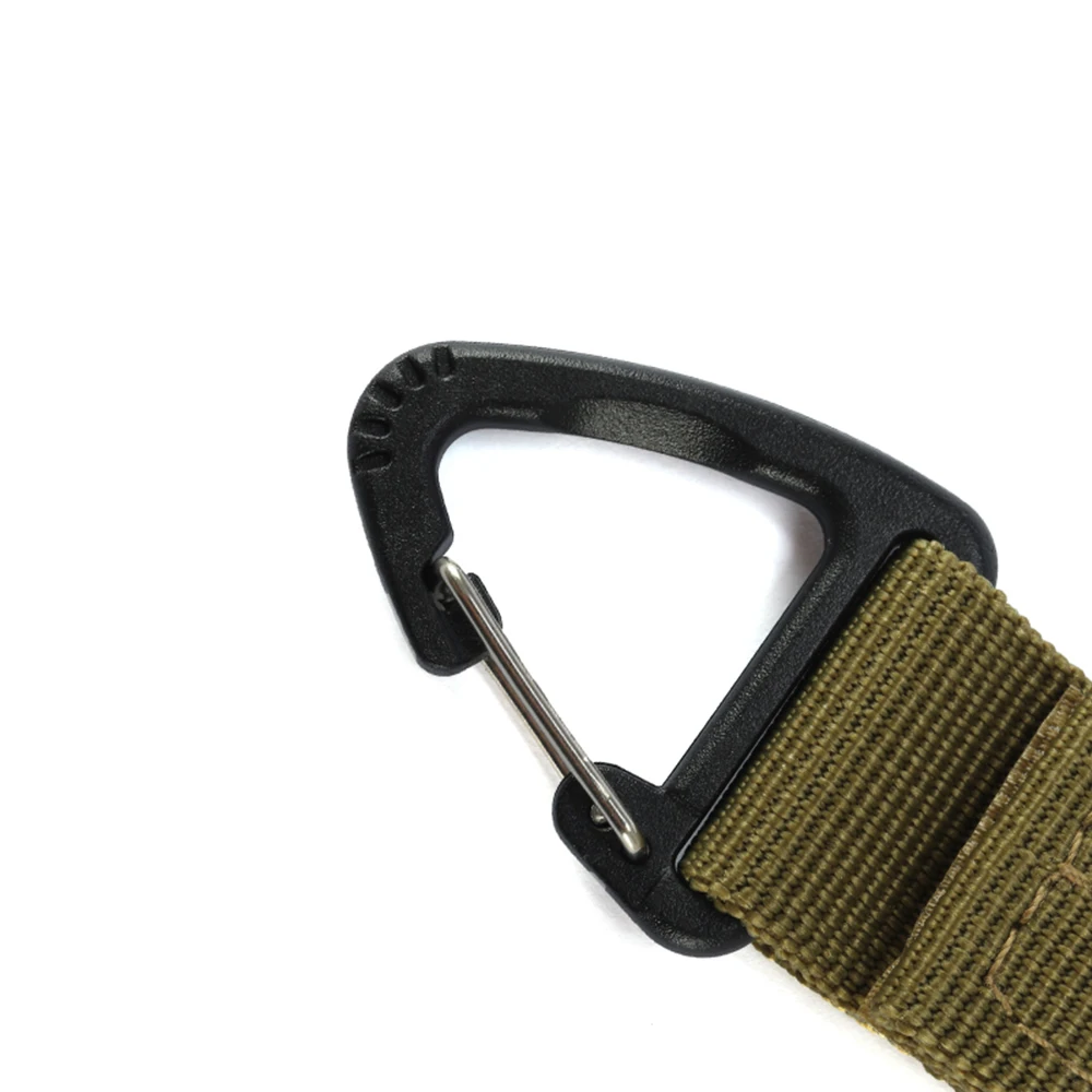 Зажим лямки ремень EDC высокопрочный нейлоновый карабин висячая цепь рюкзак ключ