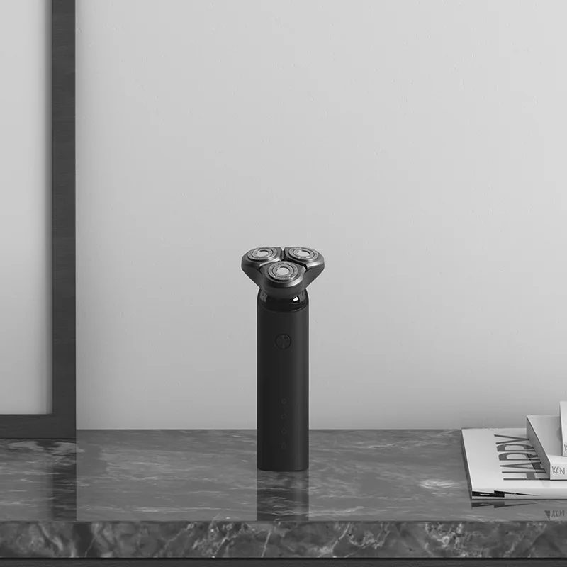 

Electric Shaver Razor Shaving Beard Machine for Men Dry Wet Beard Trimmer Rechargeable washable 3D head Dual Blades