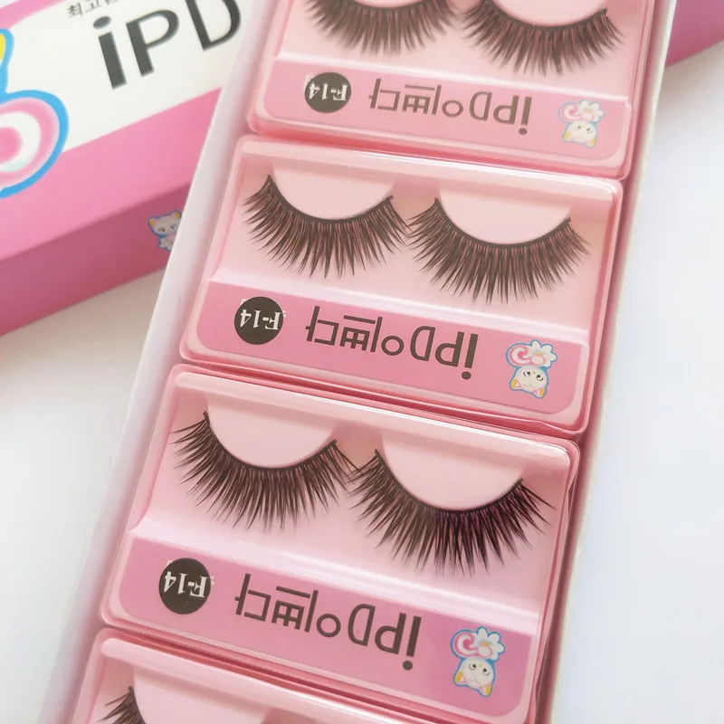 2 шт Котенок 3D норковые ресницы накладные драматический объем поддельные макияж