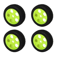 4pcsset rc off road car buggy rubber truck tires tyre rim rim hex adapter 17mm for 811 8sc 94885 84 801