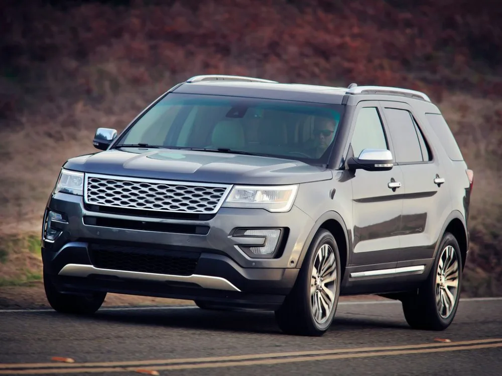 Автомобильный пластиковый хромированный ABS передняя противотуманная фара крышка противотуманная фара отделка для Ford Explorer аксессуары