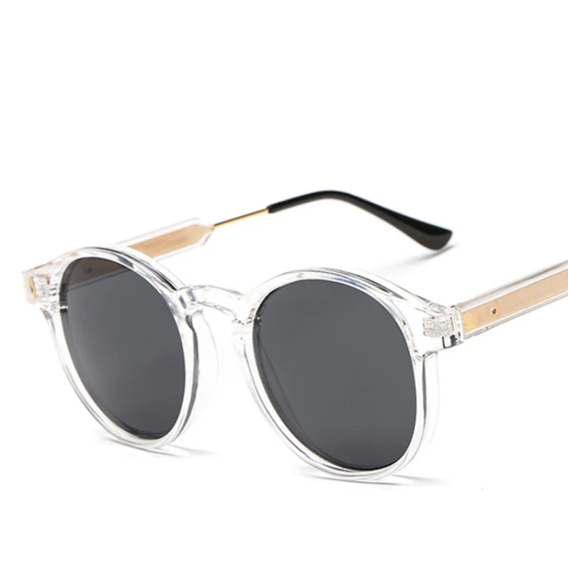 Круглые Солнцезащитные очки в стиле ретро для мужчин и женщин брендовые