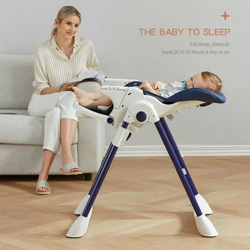 With Wheel Children's Dining Table Chair Baby Sleeping Chair