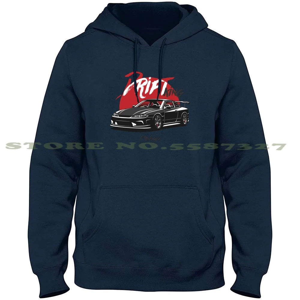 

Толстовка Silvia S15 (черная) для мужчин и женщин, кофта с рисунком автомобиля, спортивного автомобиля, японского дрифта, легенды суперкара