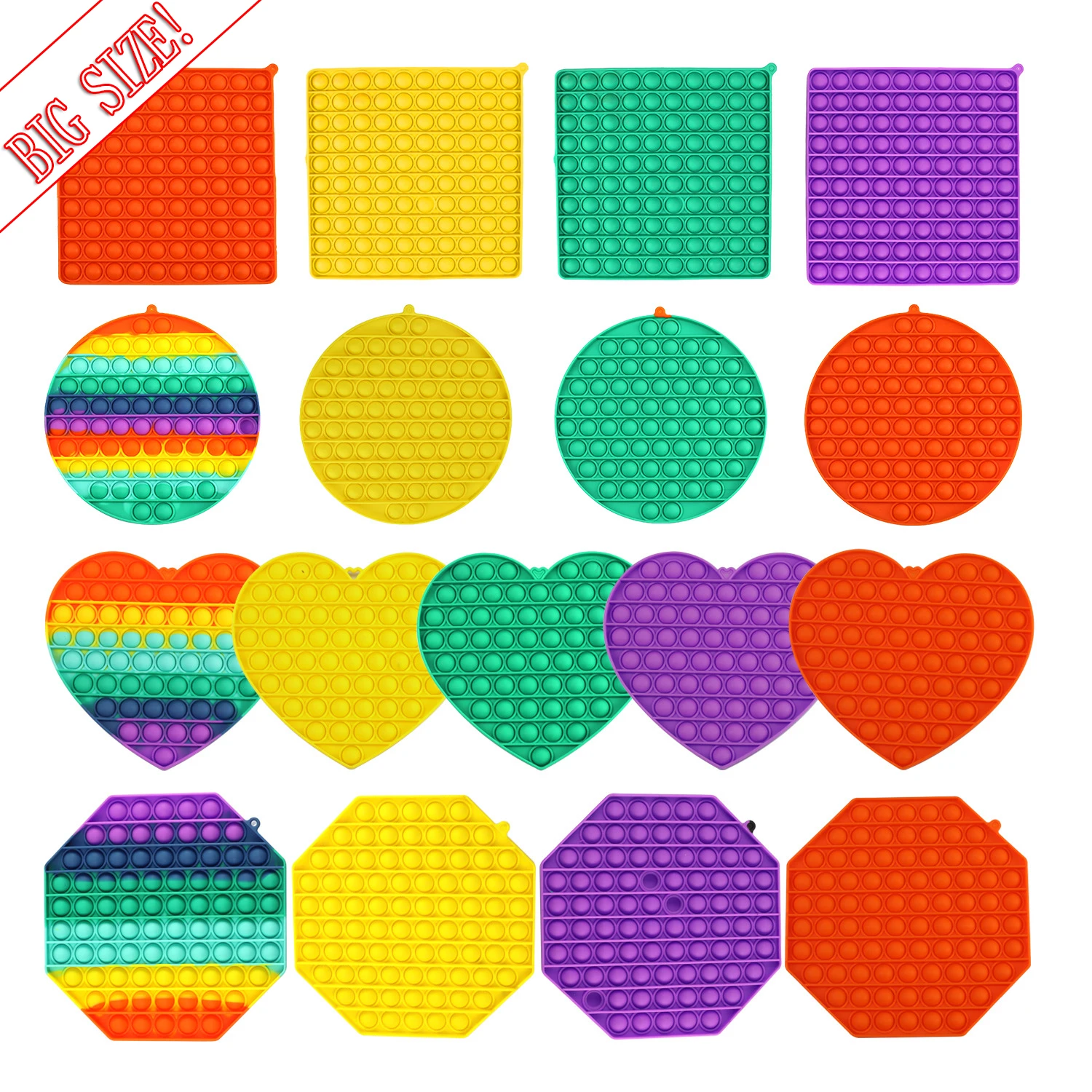 Игрушки антистресс большого размера квадратные антистрессовые игрушки