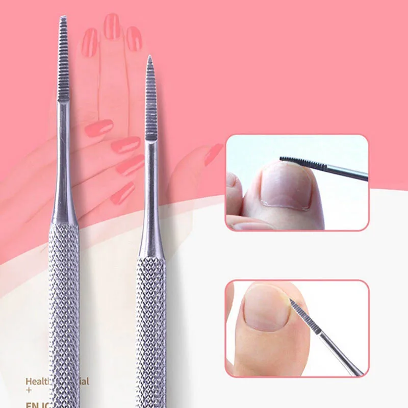 

1 Pcs Double Ended Pedicure File Satin Edge Ingrown Toe Nail Lifter Distinctive-gee