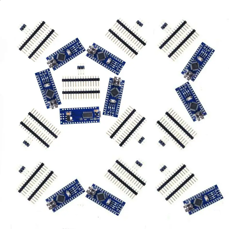 10x Nano V3 Модуль ATMega328 P CH340G 16MHz miniUSB совместимый Arduino | Электроника