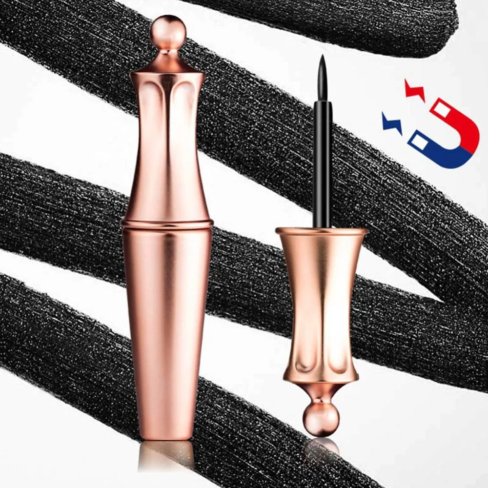 NEW DESIGN Magnetic liquid Eyeliner with Five Pairs False Eyelashes Waterproof Easy to Wear Magnetic Lashes Set Eye Makeup Tool