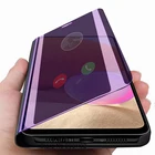 Роскошный умный зеркальный флип-чехол для samsung galaxy A32 A52 A72 5G A02s A12 A02 A82 M62 F62 M12, чехол для телефона с подставкой, чехлы