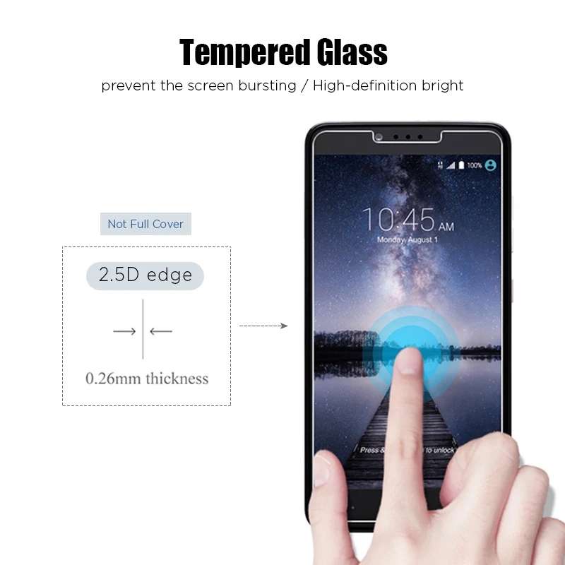 Закаленное стекло для ZTE Blade S6 S7 L3 L5 Plus Защита экрана T620 V6 V7 Lite Max 9H жесткая Защитная