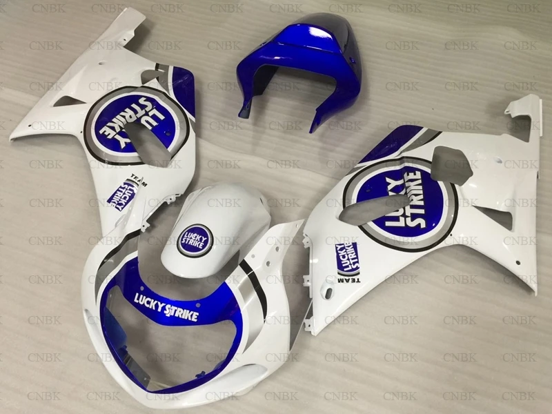 Обтекатель мотоцикла для GSXR600 GSXR750 GSXR1000 01 00 GSX R600 R750 R1000 2001 обтекатели 2000 2003 K1 2 белый