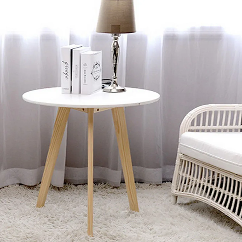 Кофейный столик из массива дерева для маленькой квартиры небольшой креативный