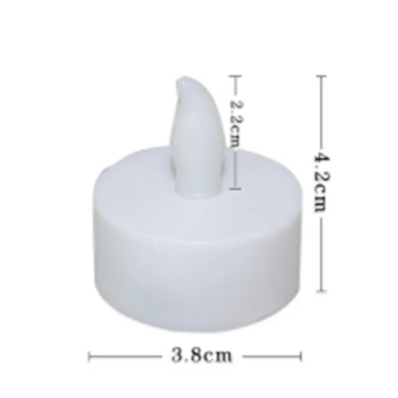 

24Pcs Flameless Artificial Candles LED Battery Operated Electric Tea Lights3.8cm