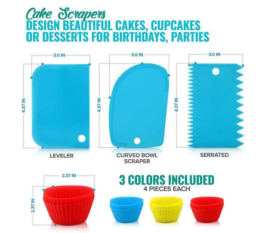 106 шт./компл. торта поворотный Многофункциональный комплект для украшения