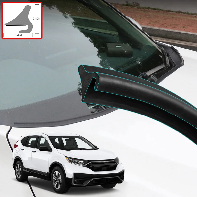 

For Honda CR-V CRV 2018-2021 DIY Car Seal Strip Windshied Spoiler Filler Protect Edge Weatherstrip Strip Sticker Car Accessories