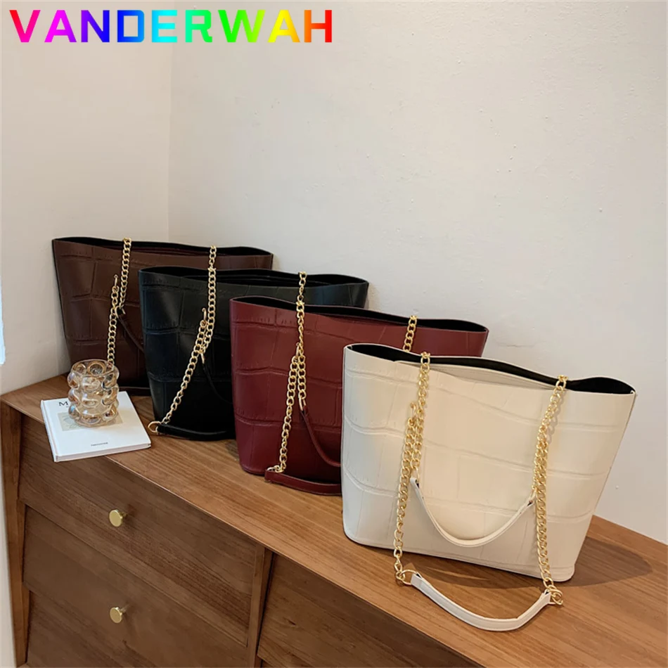 2021 винтажная Сумка тоут на цепочке для женщин роскошные кожаные сумки с камнями