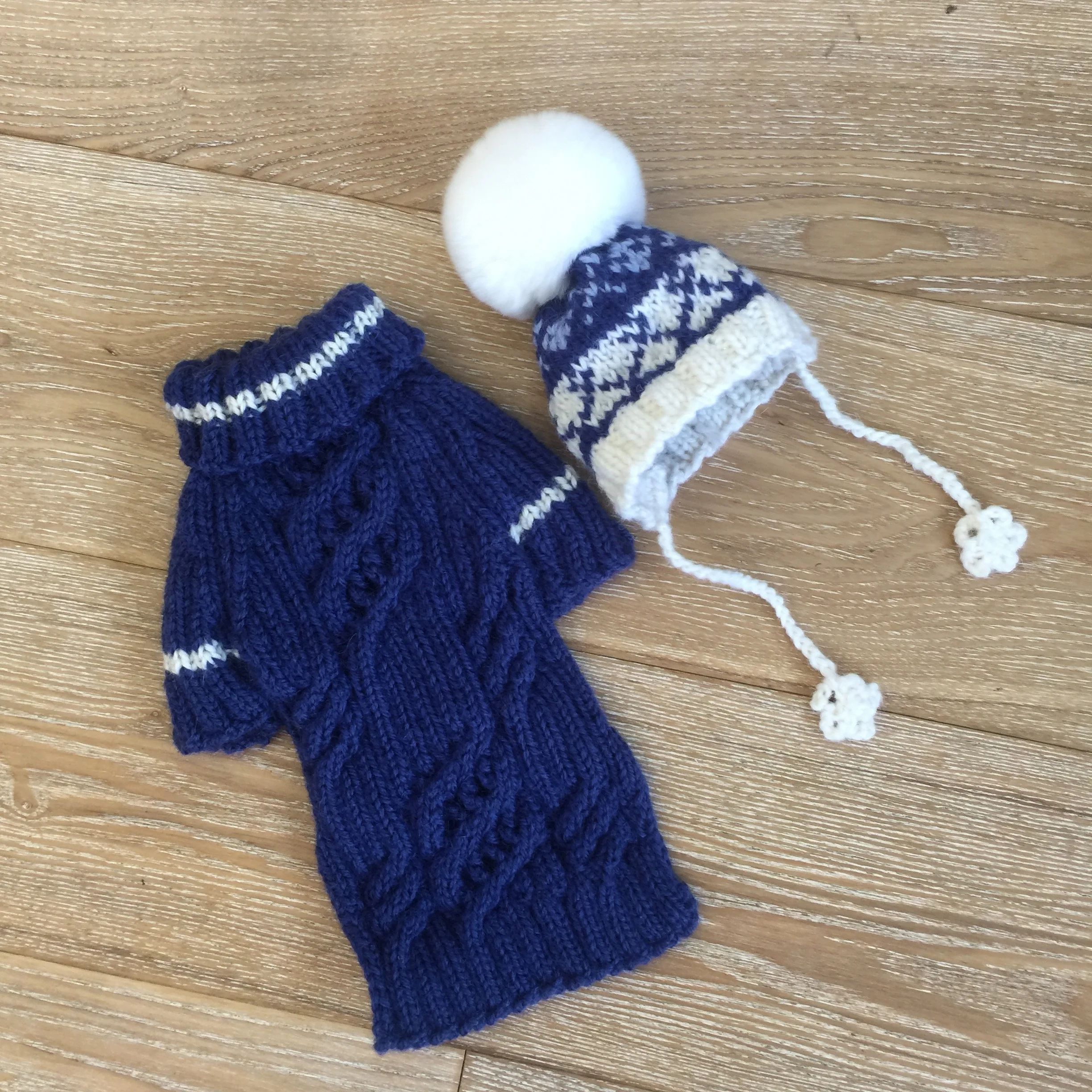 Вязаные кавайные Домашние животные ручной работы теплые милые шапки для собак