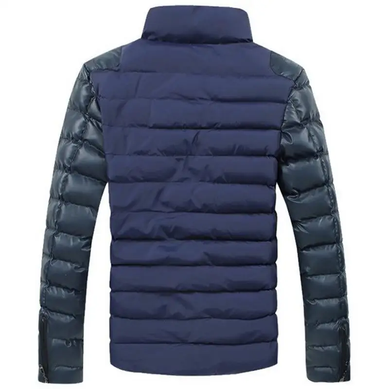 

brand men's clothing winter jacket with hoodies outwear Warm Coat Male Solid men outwear Men casual Warm Down Jacket