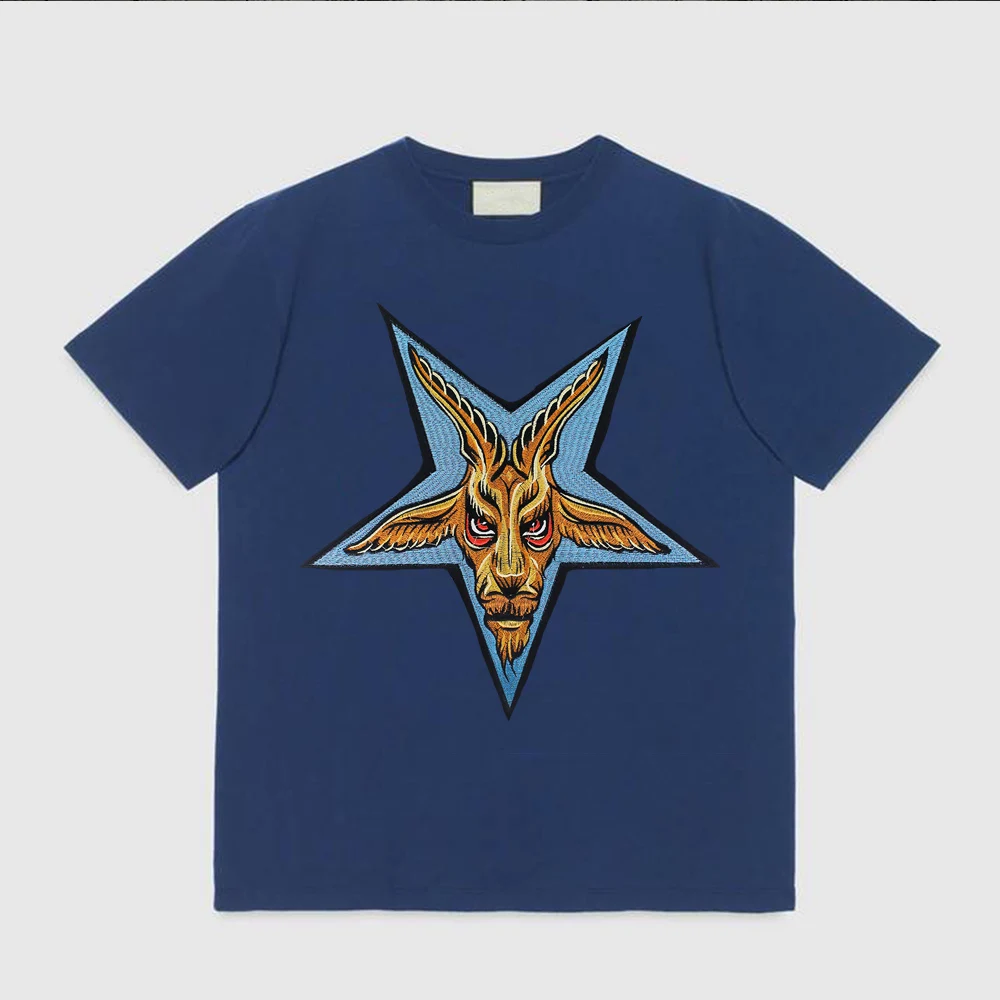 Козлиная, Овечья железная на покер AJ наклейка на ткань "Сердце" вышитая аппликация швейная этикетка панк нашивка для байкеров наклейки для одежды аксессуары значок