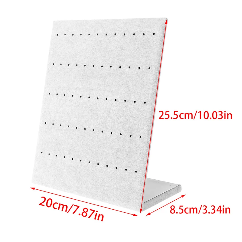 

L-type Earrings Ear Studs Display Rack Stand Jewelry Storage Organizer Holder P9YF