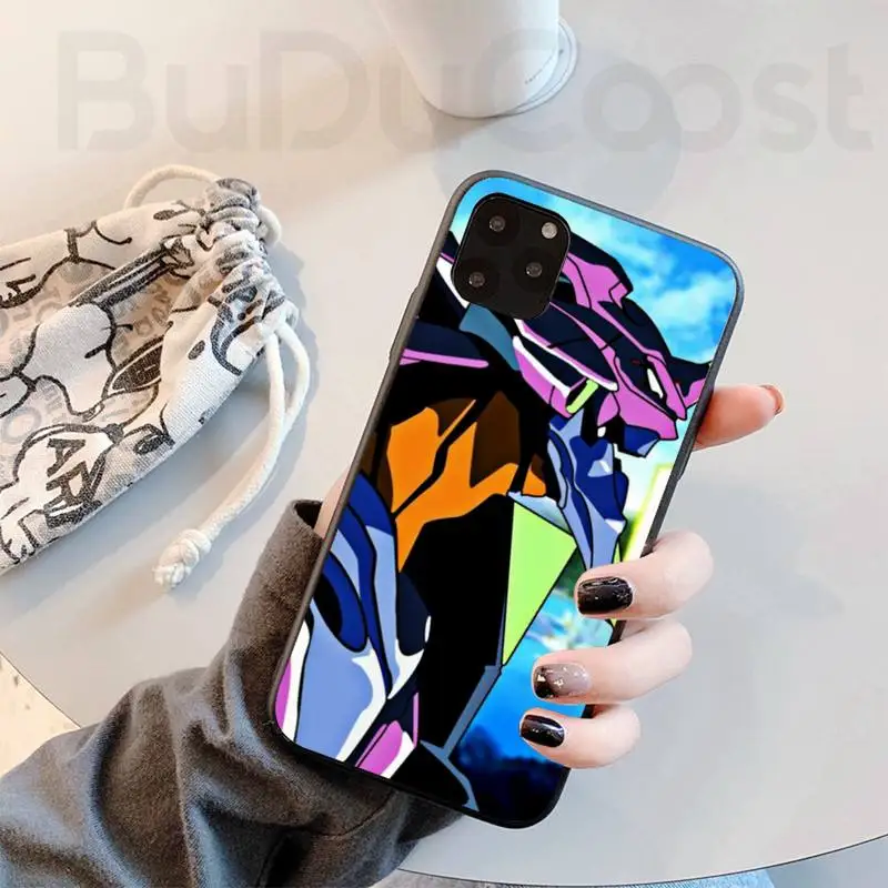 

Anime EVA Genesis Evangelion Phone Case For iphone 12 pro max 11 pro XS MAX 8 7 6 6S Plus X 5S SE 2020 XR case