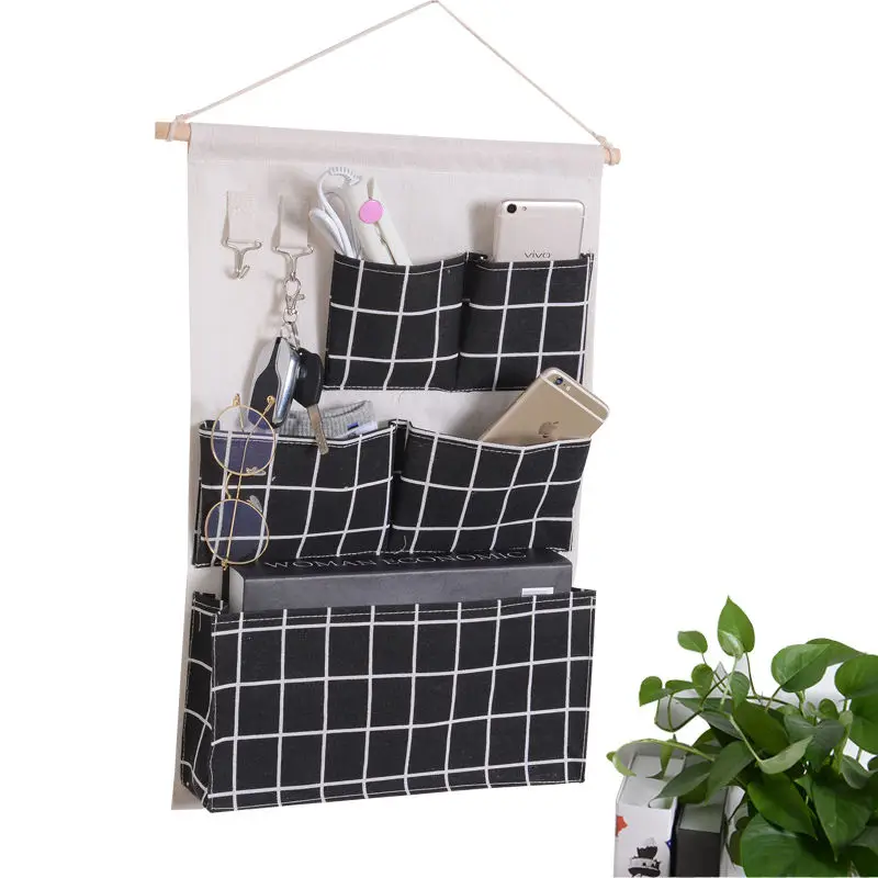 

Waterproof Oxford Cloth Storage Bag Small Item Arrange Behind the Door or Wall Hanging Storage Bag Portable Tool Durable E11173