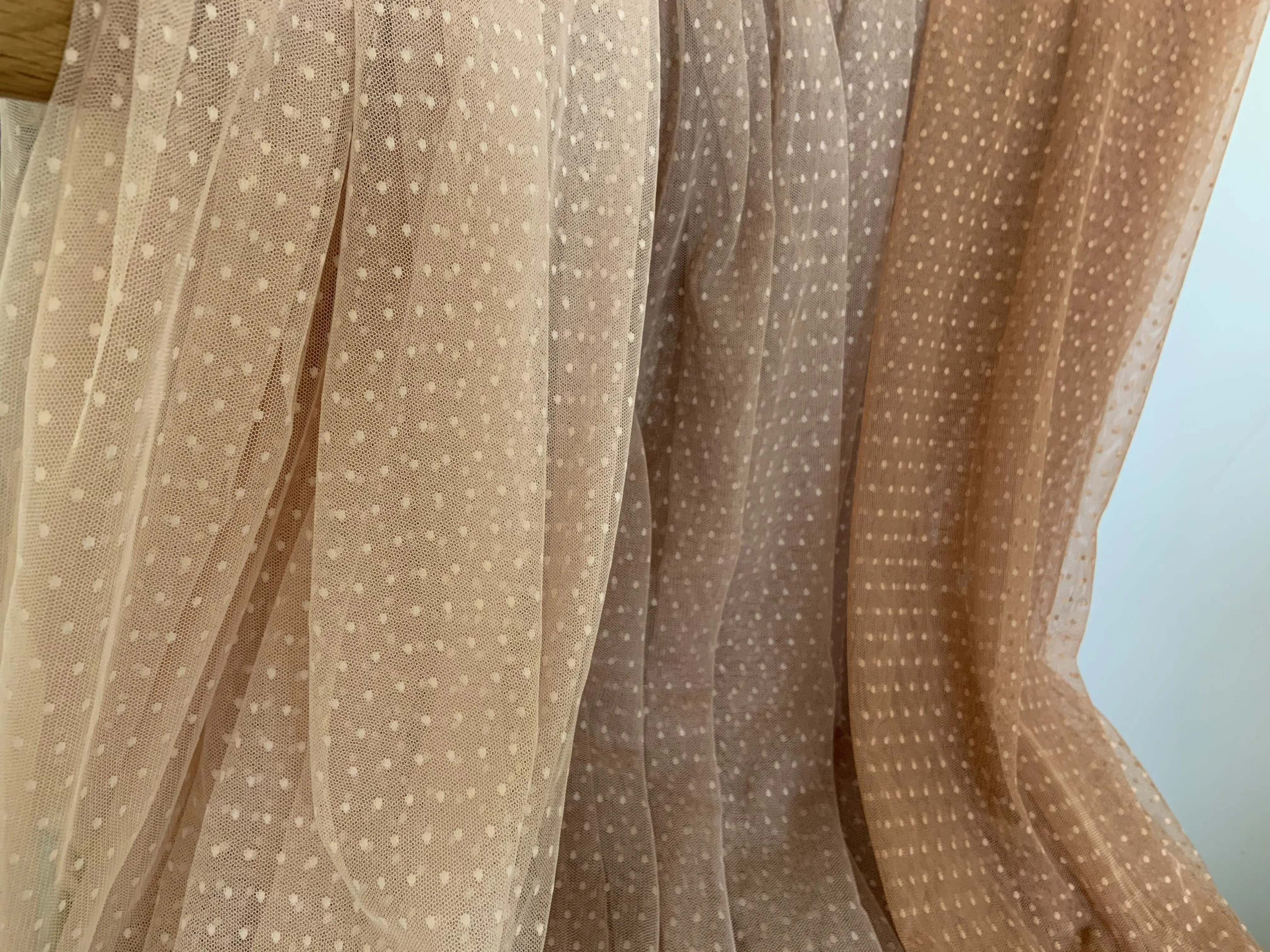 

10 yards Tan Brown Tulle Wedding Decoration TUTU Baby Shower Mesh Decoration Party And Wedding Veil