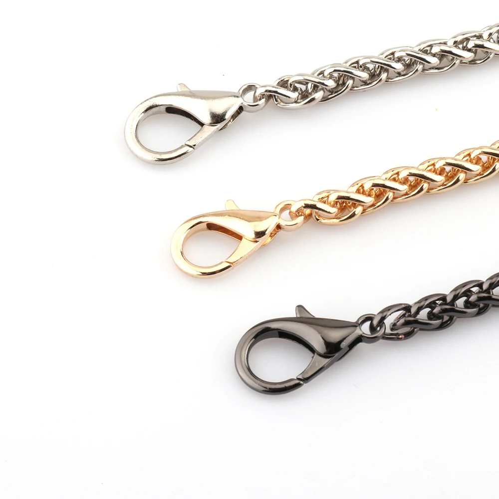Gold/Silver/Gun black 5mm thin chain Bag chain Hardware handbag accessories Metal alloy bag chain strap Bag accessories