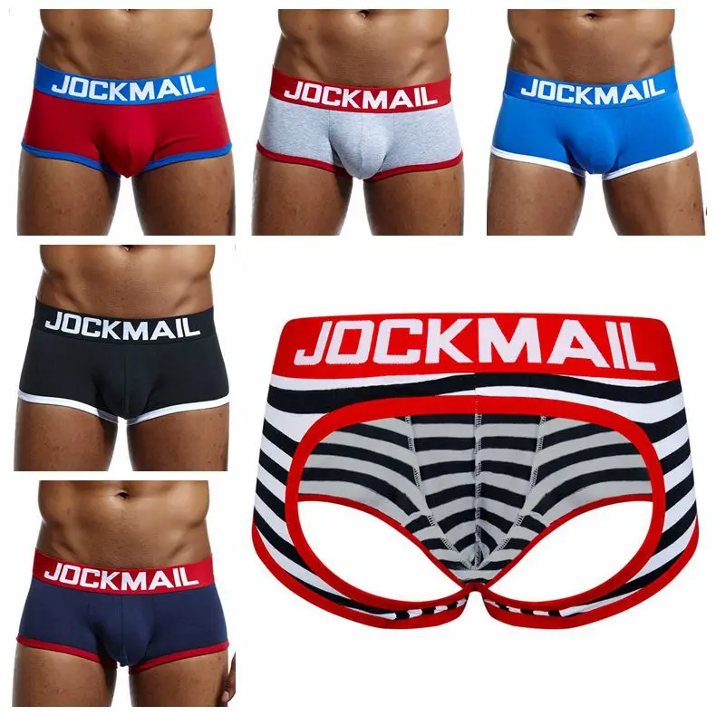 

Мужские трусы-боксеры Fantezi, синие хлопковые трусы разных цветов, сексуальное нижнее белье для мужчин