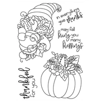 fall flourish transparent clear silicone stampseal for diy scrapbookingphoto album decorative clear stamp