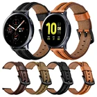 Ремешок для умных часов Samsung Galaxy Watch Active 2, кожаный, 44 мм, 40 мм