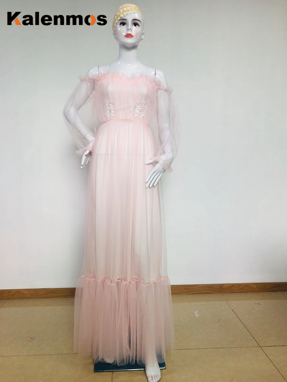 Sexy Long High Waist Dress Women Sleeve Solid Mesh Slash Neck Dance Wedding Prom Feminino Elegant Party Night Maxi Dresses | Женская