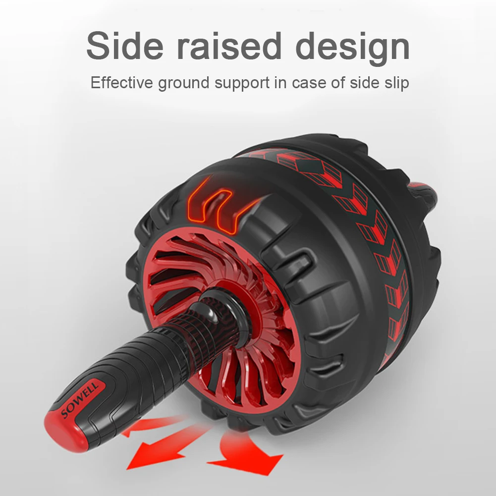 

No Noise Big Sports Abdominal Muscle Wheel Trainer Roller Gym Fitness Ab Rollers Wheel Workout Training Home Fitness Equipment