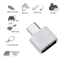 adapter for usb type c to usb 2 0 otg connecters accessories for mobile phone typec usb transfer for xiaomi usb card