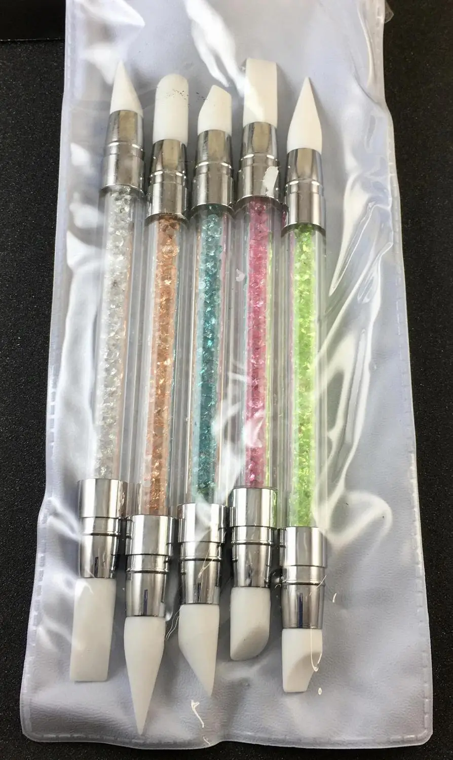 ** PTB-38 * Dotting Pen двухсторонний желтый воск Стразы для ногтей Picker Gem аппликатор