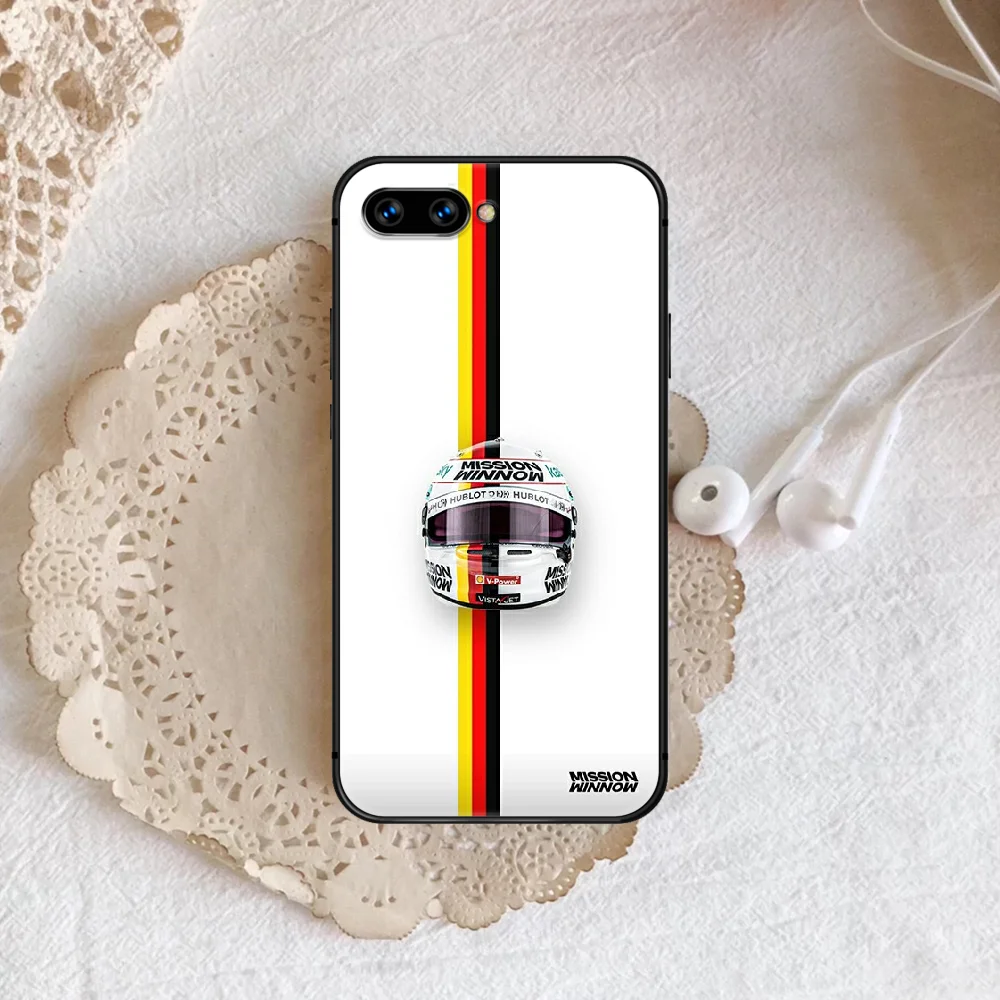 

Sebastian Vettel F1 5 Phone Case Cover Hull For HUAWEI Honor 6A 7A 8 8A 8S 8x 9 9x 9A 9C 10 10i 20 Lite Pro black Funda 3D Shell