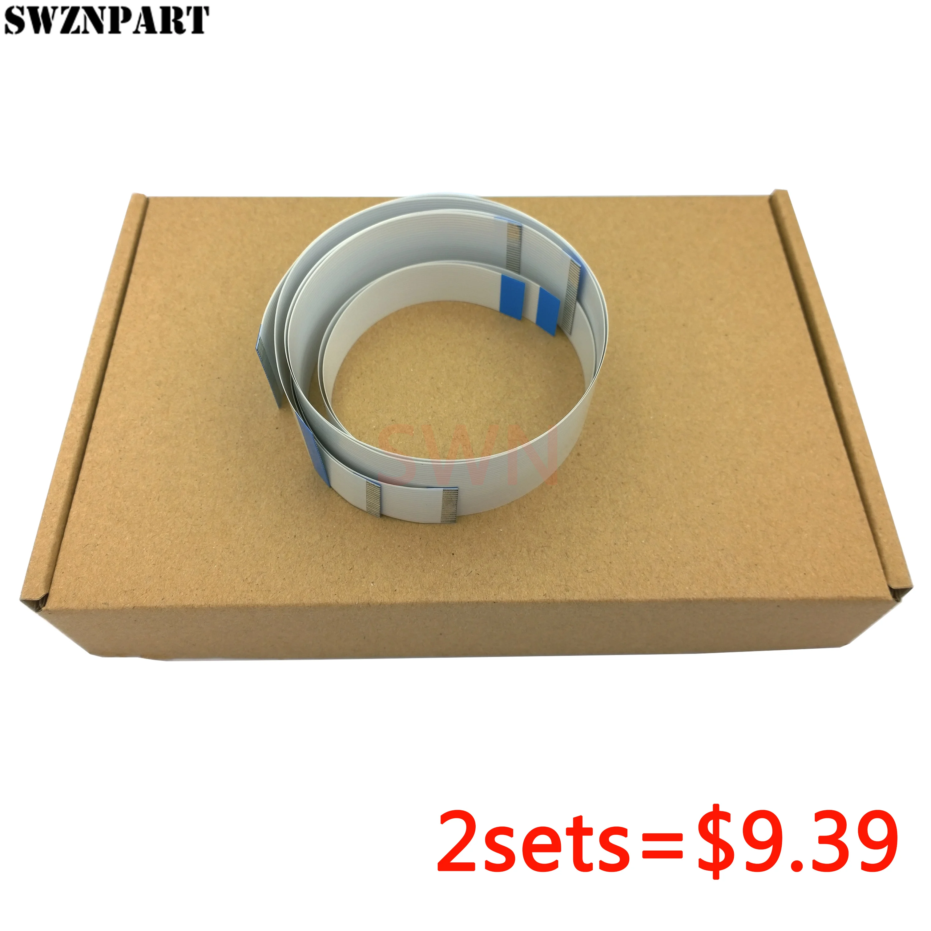 4 шт./комплект плоский кабель для принтера Epson Stylus Pro 7600 9600 17Pin 30Pin 40 см | Компьютеры и