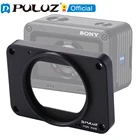 Чехол PULUZ для передней панели Sony RX0 из алюминиевого сплава + УФ-фильтр 37 мм + солнцезащитный козырек + винты + отвертки, корпус для Sony