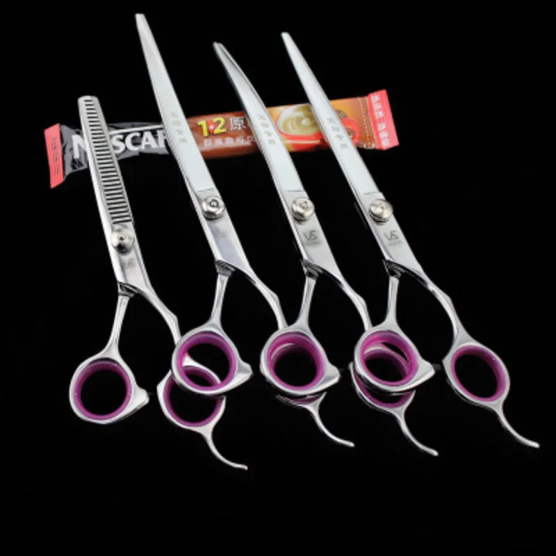 

4 шт., профессиональные ножницы для стрижки домашних животных, 7,0 дюйма