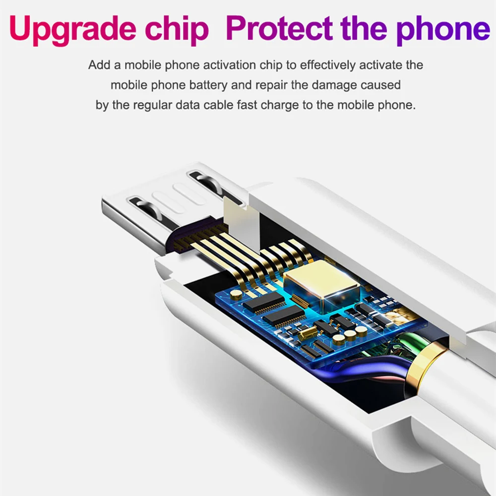 Кабель Micro USB 3 м 2 1 5 0 25 кабель для быстрой зарядки Xiaomi Redmi Note 4 Oneplus 6 Pro Honor 8X 9 Samsung S6