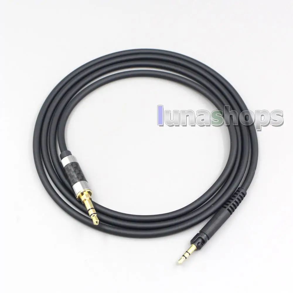 1 2 м полностью черный OFC медный провод наушники кабель для наушников Sennheiser HD6 HD7 | Аксессуары для наушников -4001026396161