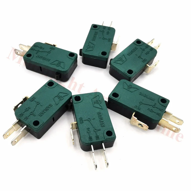 20 шт./лот Arcade Baolian кнопочный микропереключатель 4 8 мм Happ кнопка SPDT 1 NO NC мгновенный