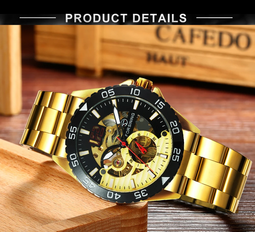 Автоматические механические часы для мужчин классические мужские