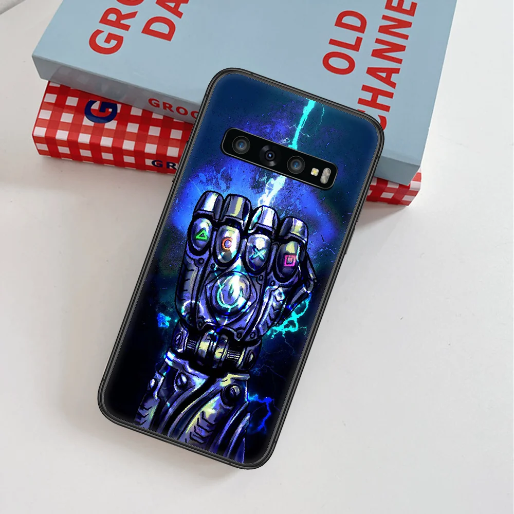 

PlayStation Buttons PS5 Game Phone Case For Samsung Galaxy Note S 8 9 10 20 Plus E Lite Uitra black Back Trend Etui 3D Shell