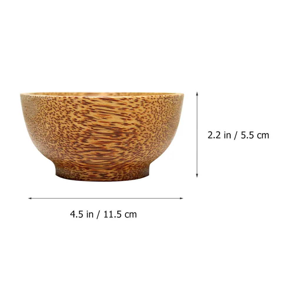 

Natural Coconut Wooden Bowl Wooden Bowl Soup Bowl Rice Bowl Food Container