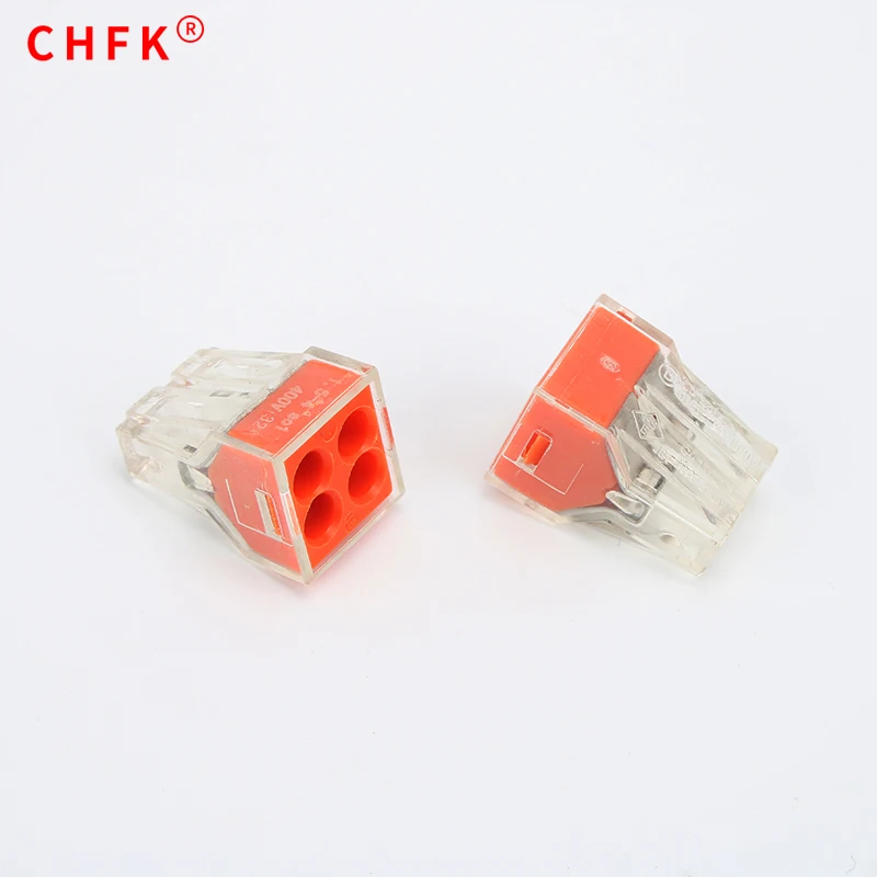 100 шт. коннектор для соединительной коробки с 4-контактным проводником (fanke 773-104)