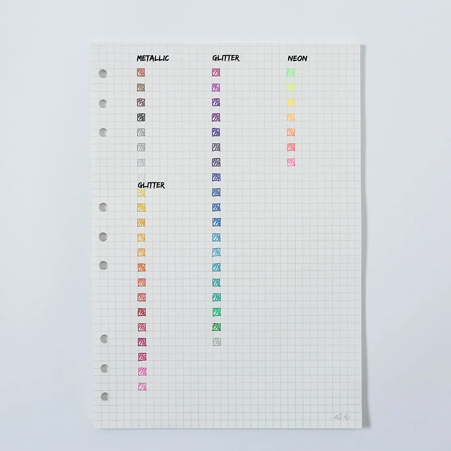 Набор гелевых ручек с блестками 100 шт.|Гелевые ручки| |