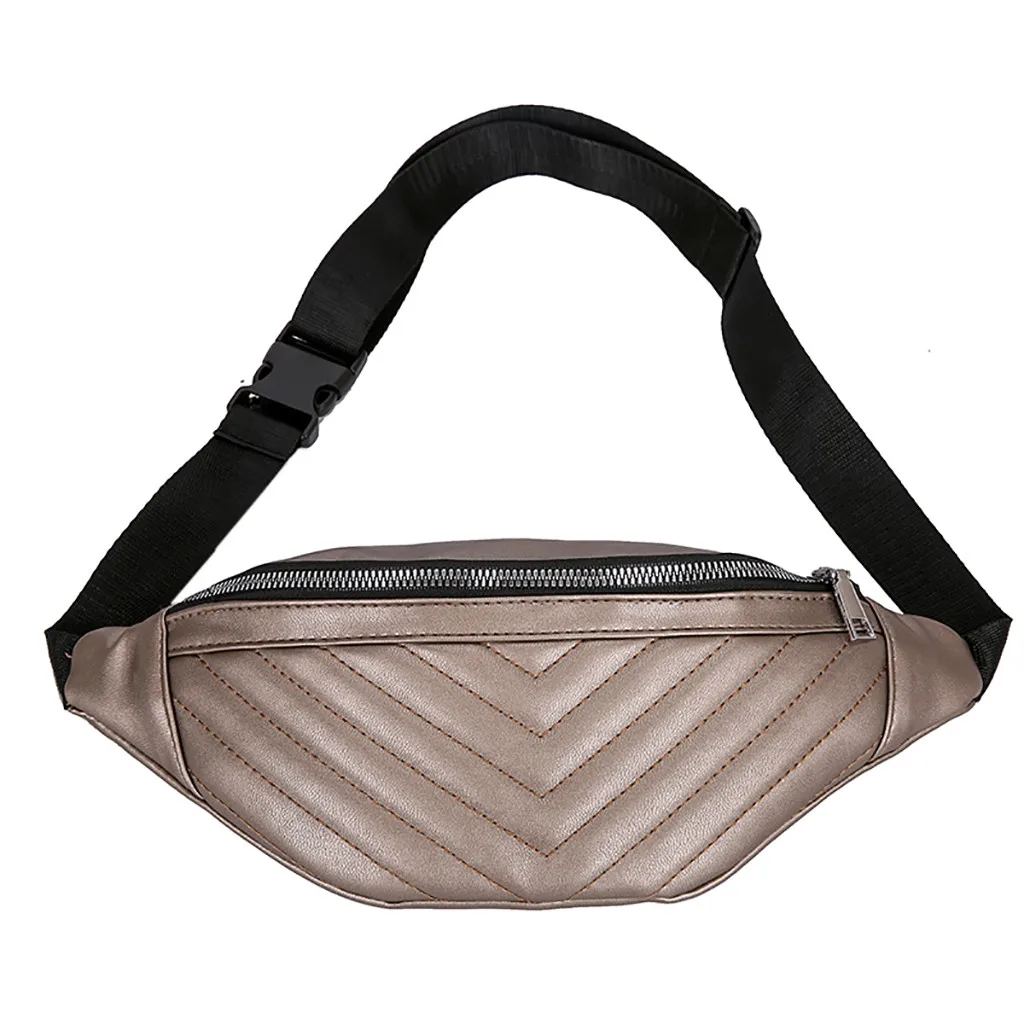 Хаки New Elegant Waist Bag For Women Joker Simple Crossbody Fashion Chest Pocket Pocket Shoulder Bag Hand Bags - Цвет: Хаки